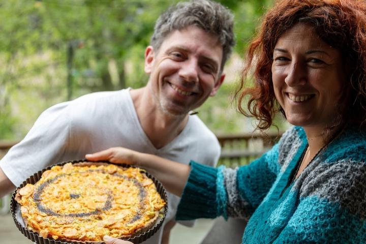 Chirols - Fournil des Copains - petite restauration tartes salées ©sourcesetvolcans Chirols - Fournil des Copains - petite restauration tartes salées ©sourcesetvolcans