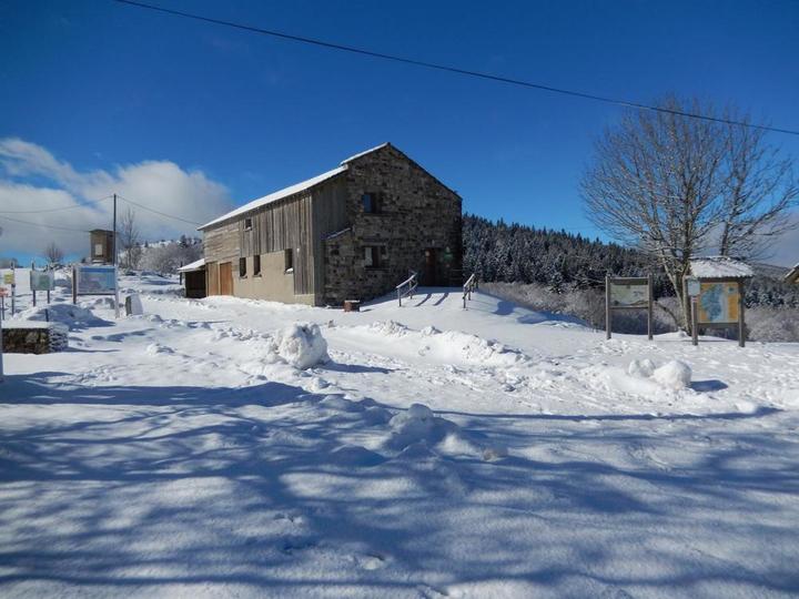 une belle journée de neige