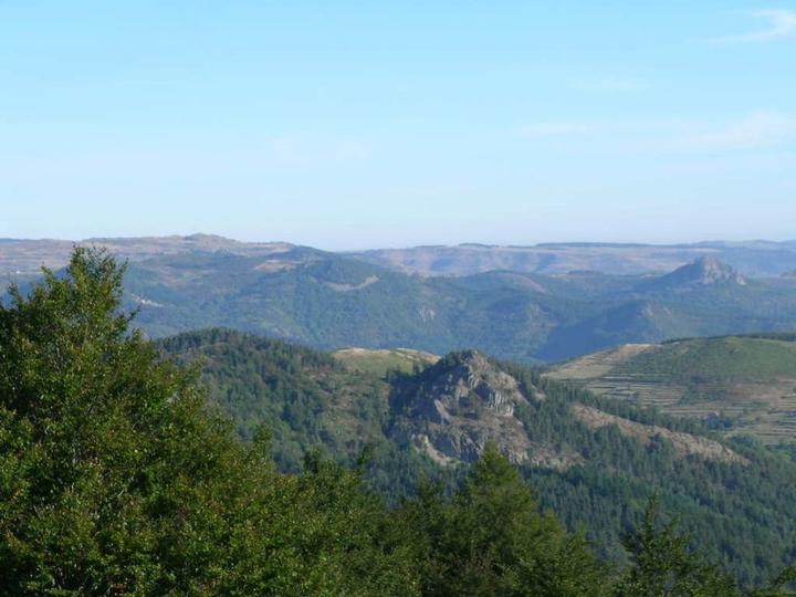 Vue à partir d'un des points de la propriété.