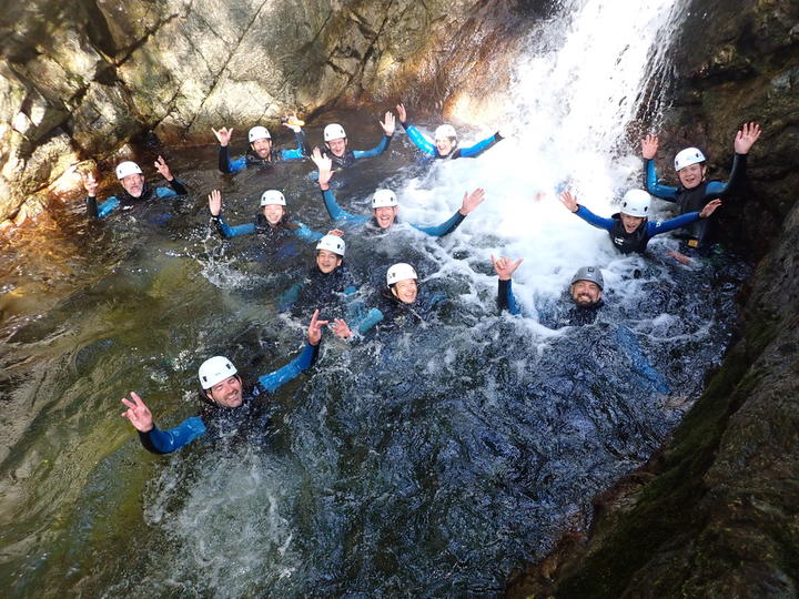 Les plus beau toboggans de canyoning de l'Ardèche