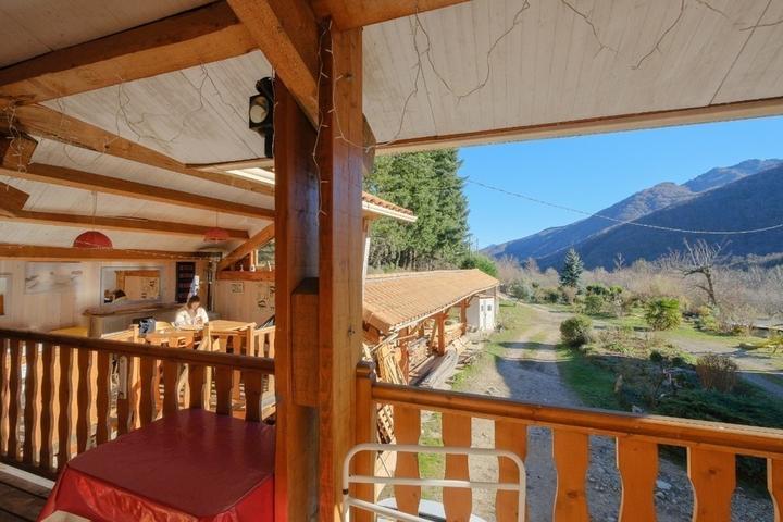 Gîte à la Lisière - La terrasse couverte