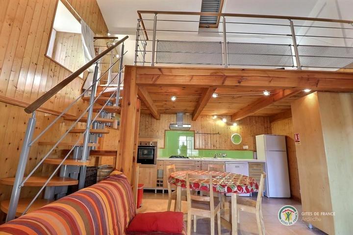 L'accès à la chambre mezzanine