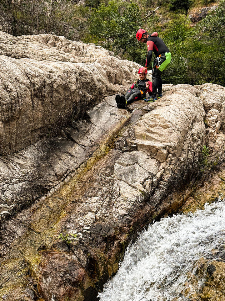 Descente du canyoning du Bas Chassezac en Ardèche
