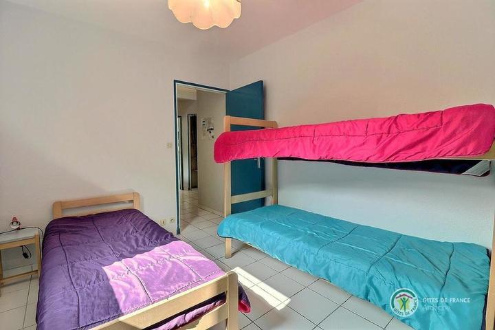 La chambre à 3 lits