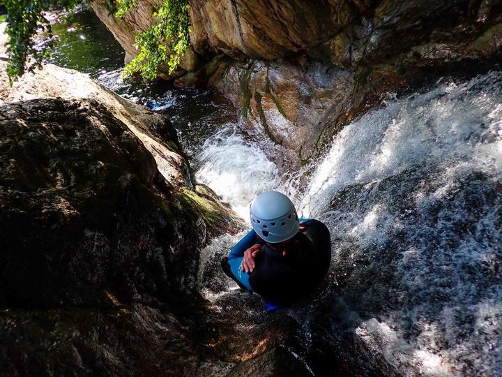 Les plus beau toboggans de canyoning de l'Ardèche