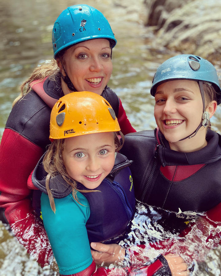 Randonnée aquatique famille
