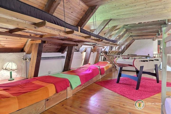 Le dortoir à l'étage