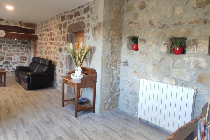 La Maison d'Odette et Joseph - L'entrée donnant sur le séjour