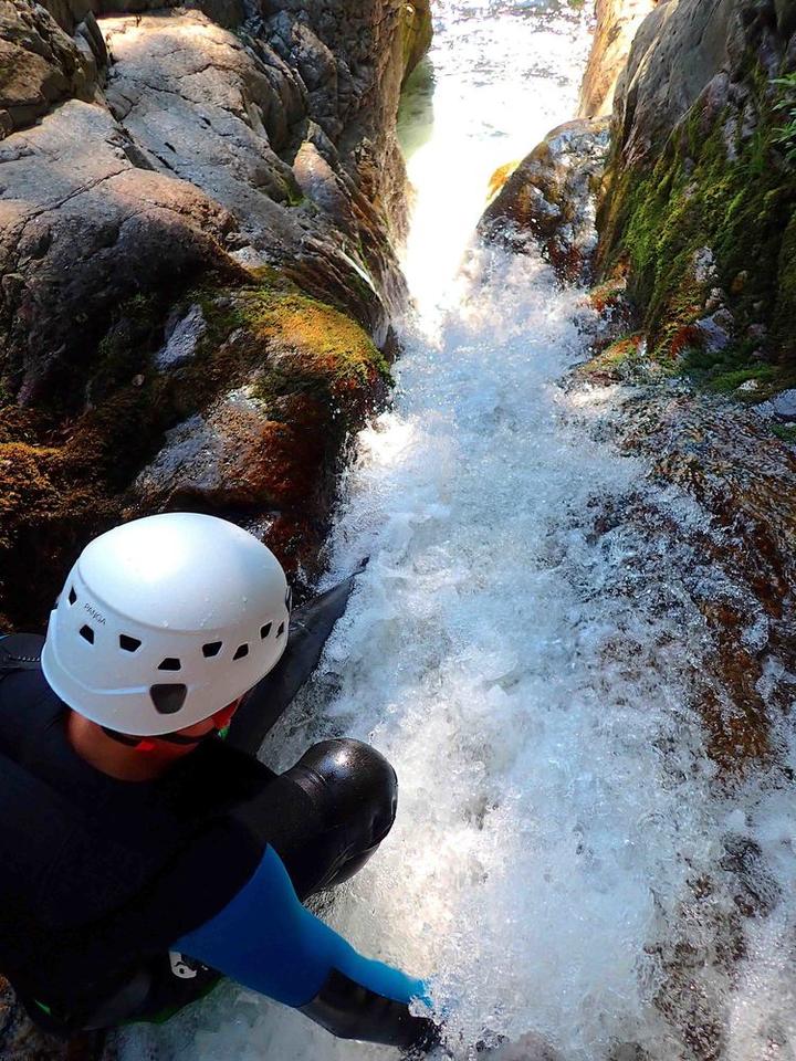 Les plus beau toboggans de canyoning de l'Ardèche