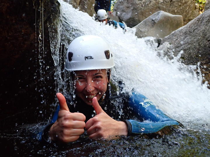 Les plus beau toboggans de canyoning de l'Ardèche