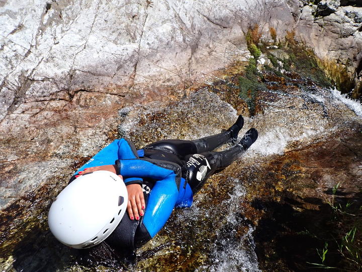 Les plus beau toboggans de canyoning de l'Ardèche