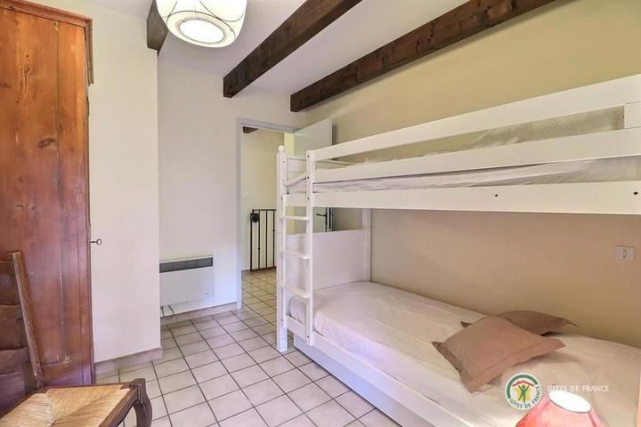 chambre avec lits superposés