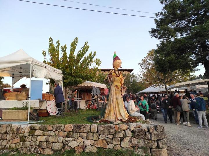 Fête des Castagnades au village - en novembre