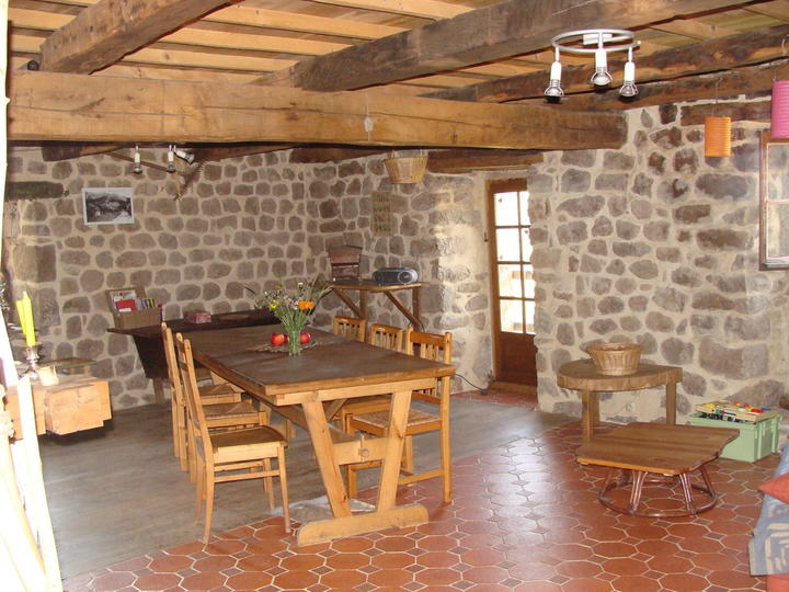 Gîte le Chastagnol Pièce à vivre