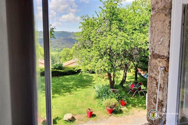 Vue sur le paysage depuis les chambres