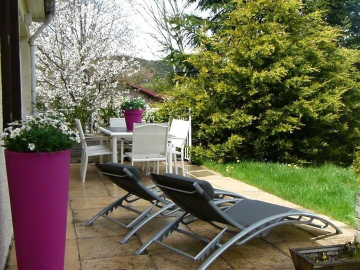 Coin repos sur la terrasse