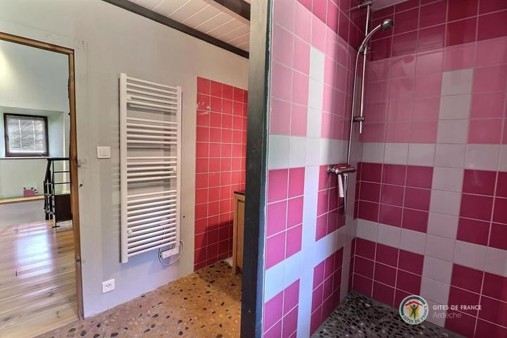 La salle d'eau avec douche