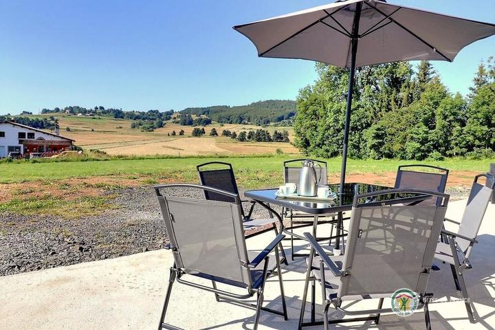 La vue depuis la terrasse
