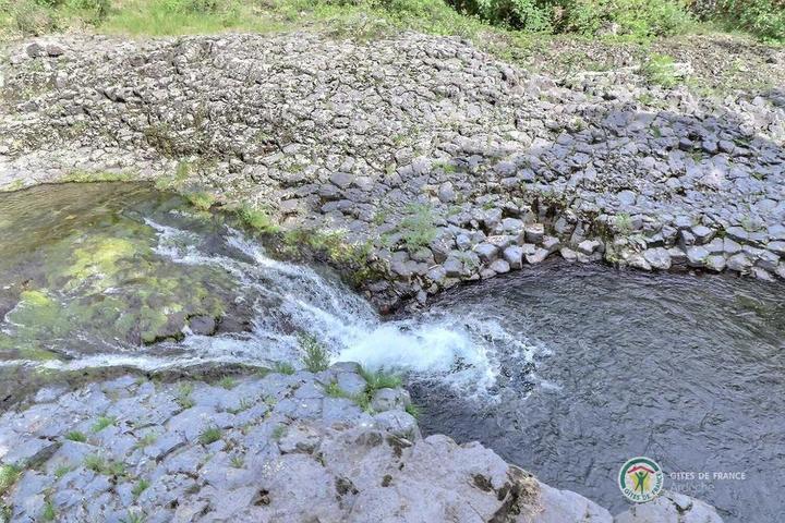 Baignade dans la rivière