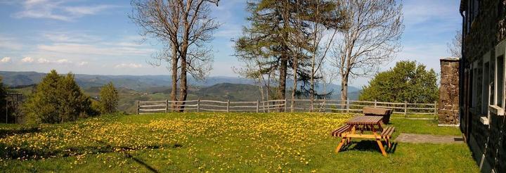 Vue d'une partie du panorama, véritable carte postale