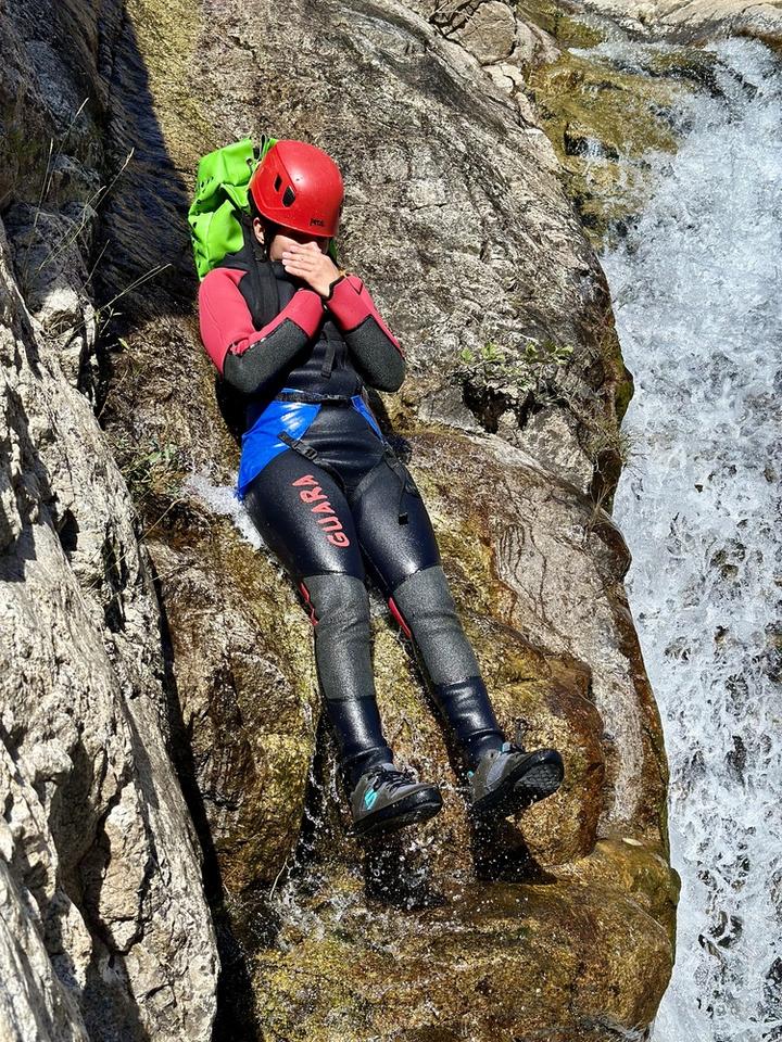 Descente du canyoning du Bas Chassezac en Ardèche