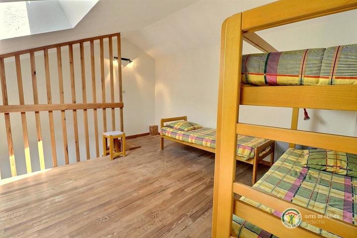 La mezzanine et ses 3 couchages