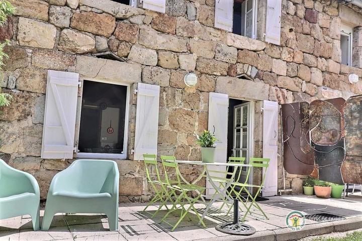 La terrasse du gîte Cassart