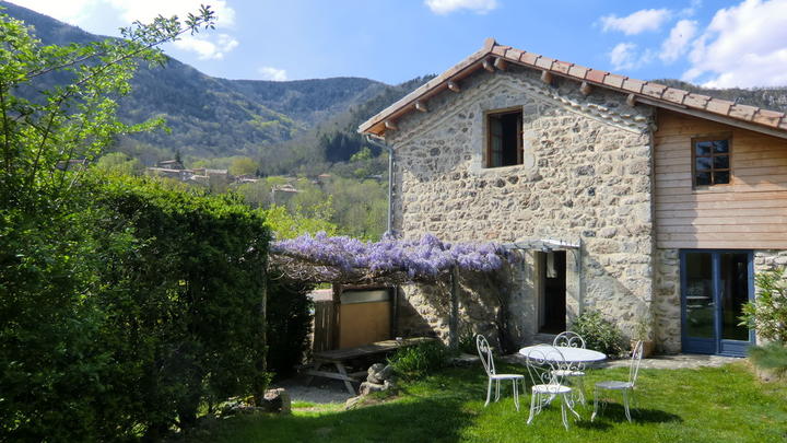 terrasse sud du gite