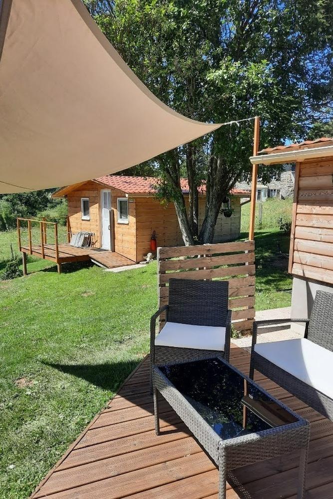 Dans l'air du temps - Terrasse de la cuisine d'été