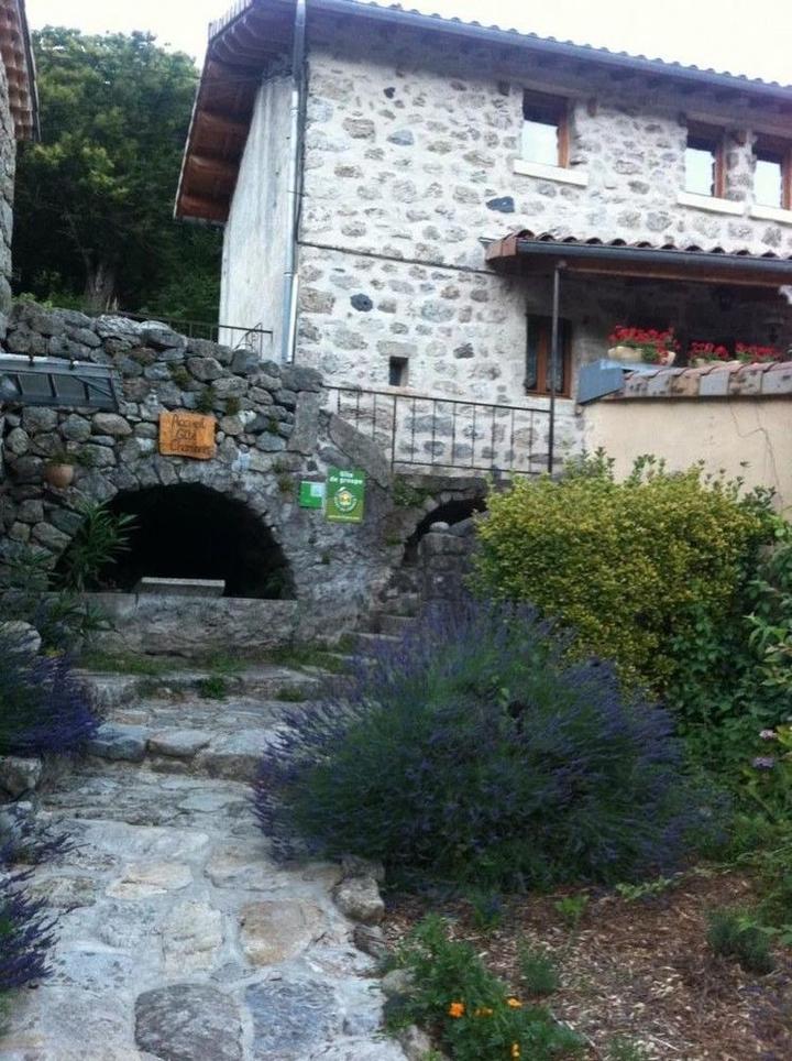 façade ouest du gite