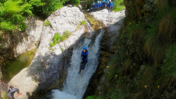 Les plus beau toboggans de canyoning de l'Ardèche
