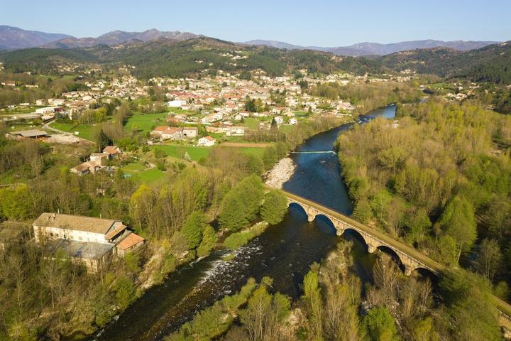 Lalevade-d'Ardèche - Pont de l'ancienne voie ferrée Lalevade-d'Ardèche - Pont de l'ancienne voie ferrée