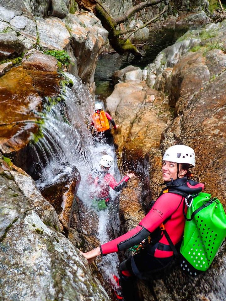 Riviere sauvage, avec Sauts parfait pour une session canyoning