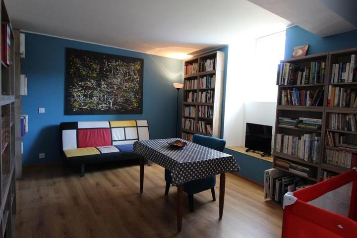 Suite bleue bibliothèque