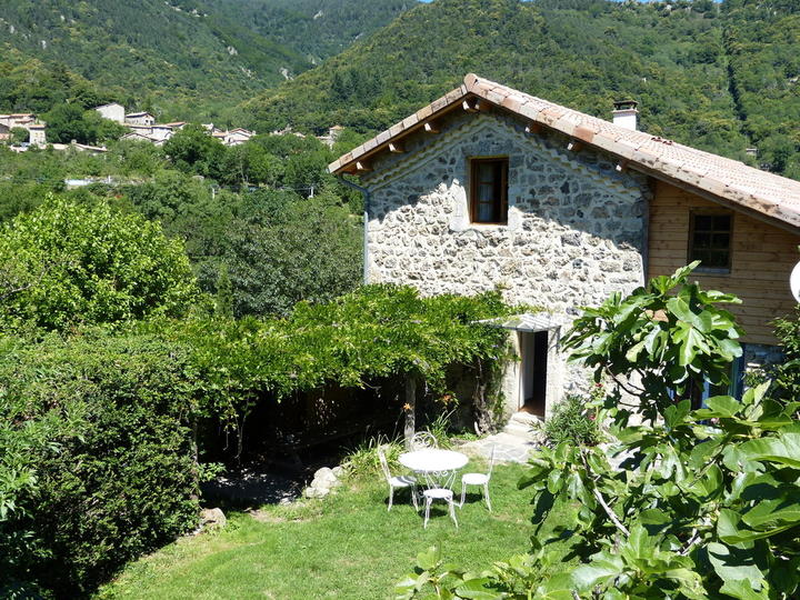 Terrasse sud du gite