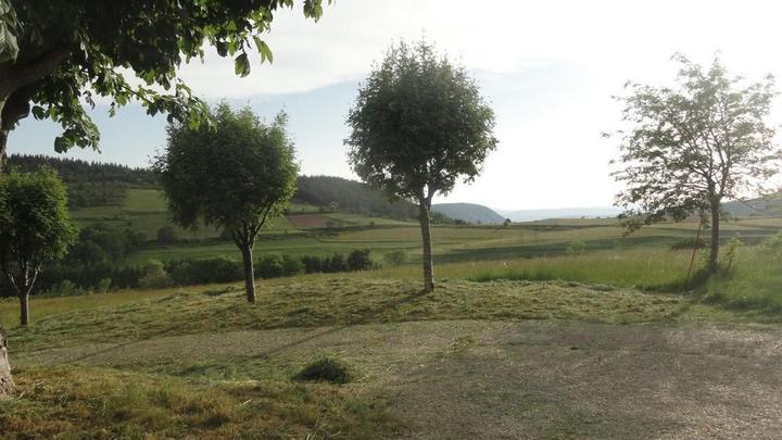 la vue depuis le gîte