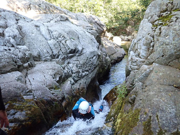 Les plus beau toboggans de canyoning de l'Ardèche