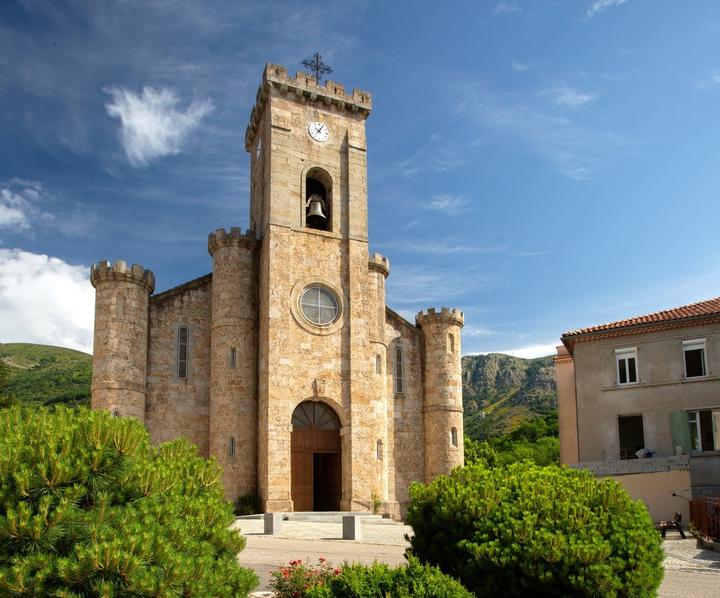 Montpezat-sous-Bauzon - Eglise-zoom carré ©S.BUGNON Montpezat-sous-Bauzon - Eglise-zoom carré ©S.BUGNON