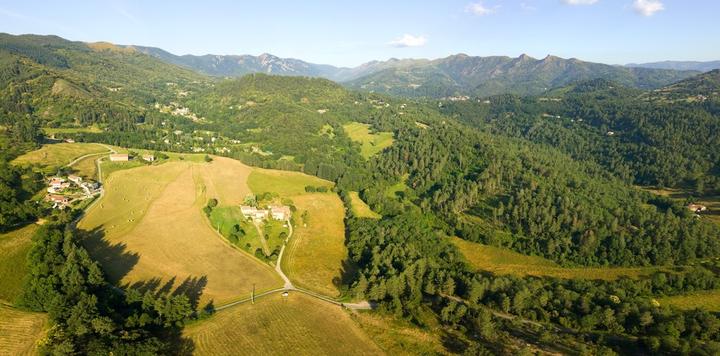 Saint cirgues de Prades - Vue générale ULM ©S.BUGNON Saint cirgues de Prades - Vue générale ULM ©S.BUGNON