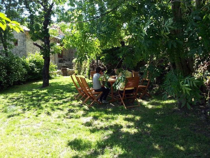 Jardin privatif du gîte