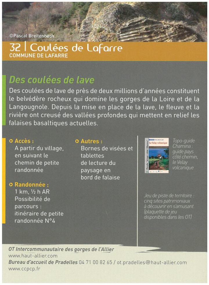 Coulées de Lafarre Volcan en liberté