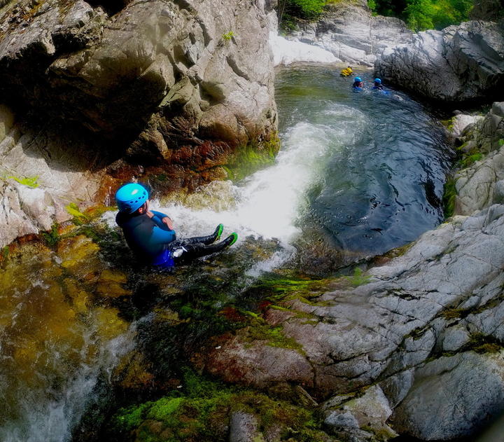 Les plus beau toboggans de canyoning de l'Ardèche