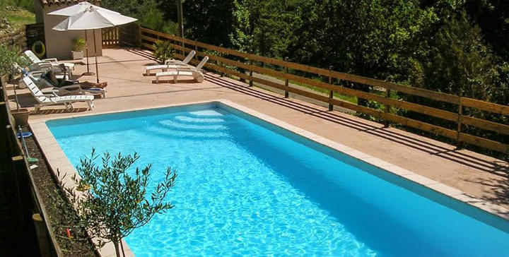 L'Arche des monts d'Ardèche piscine