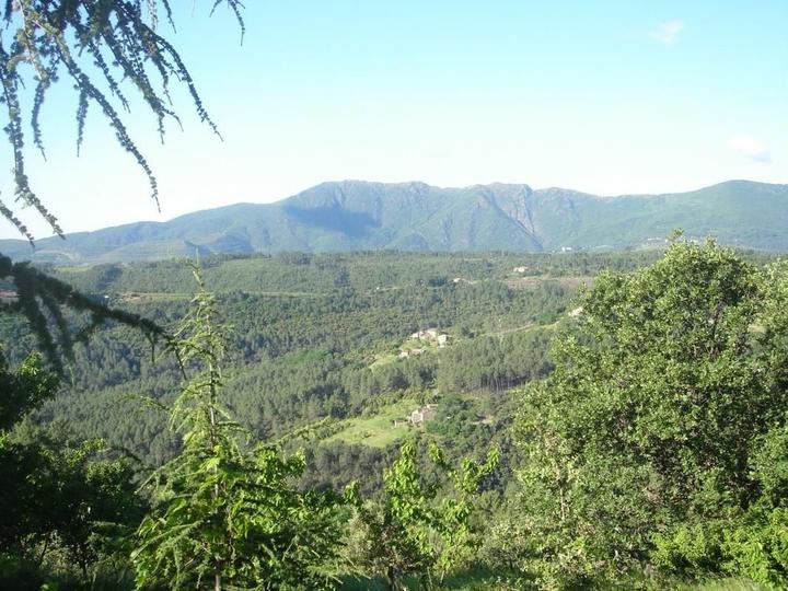 La vue depuis le gîte