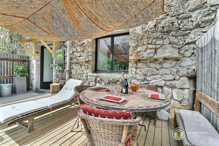 Repas en terrasse