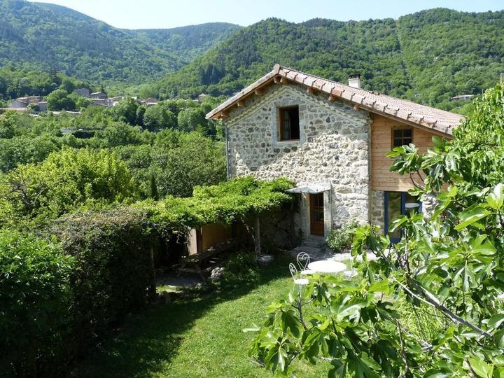 terrasse sud du gite