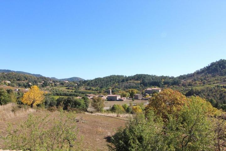 la vue depuis la terrasse