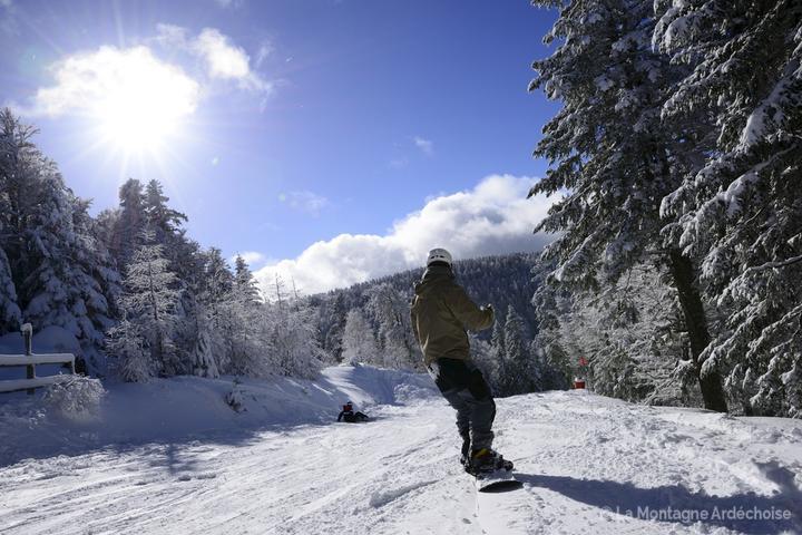 Croix de Bauzon, le 02 février 2014